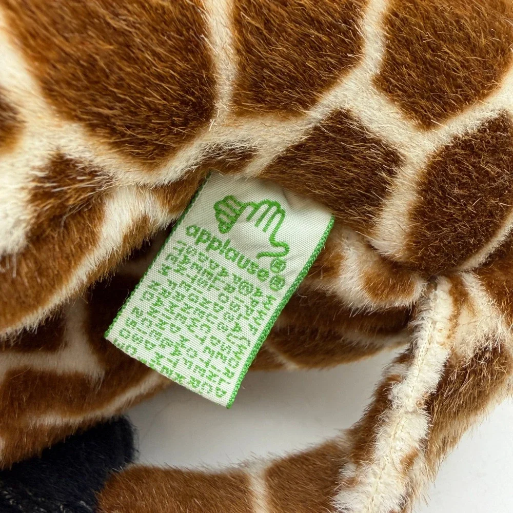 WWF World Wildlife Fund Plush Giraffe Stuffed Animal nursery toyVTG Aurora